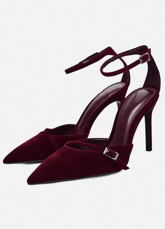 Velvet Stride Heels